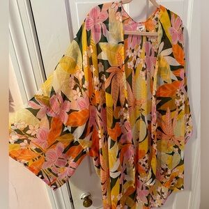 Tropical Aerie Beach Cover-Up